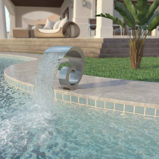 Pool Fountain | Silver | Stainless steel (SS 304) | 50x30x53 cm
