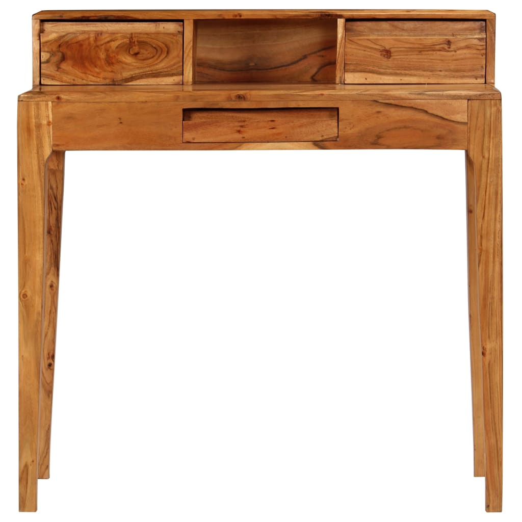 244959 vidaXL Writing Desk with Drawers Solid Wood 88x50x90 cm