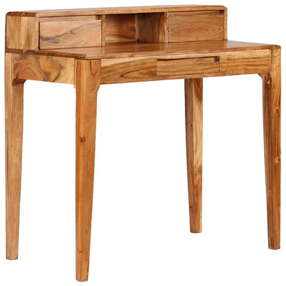 244959 vidaXL Writing Desk with Drawers Solid Wood 88x50x90 cm