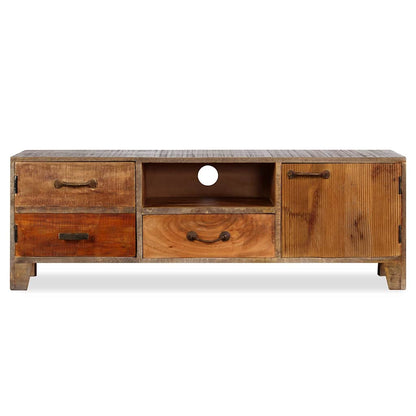 244967 vidaXL TV Cabinet Solid Wood Vintage 118x30x40 cm