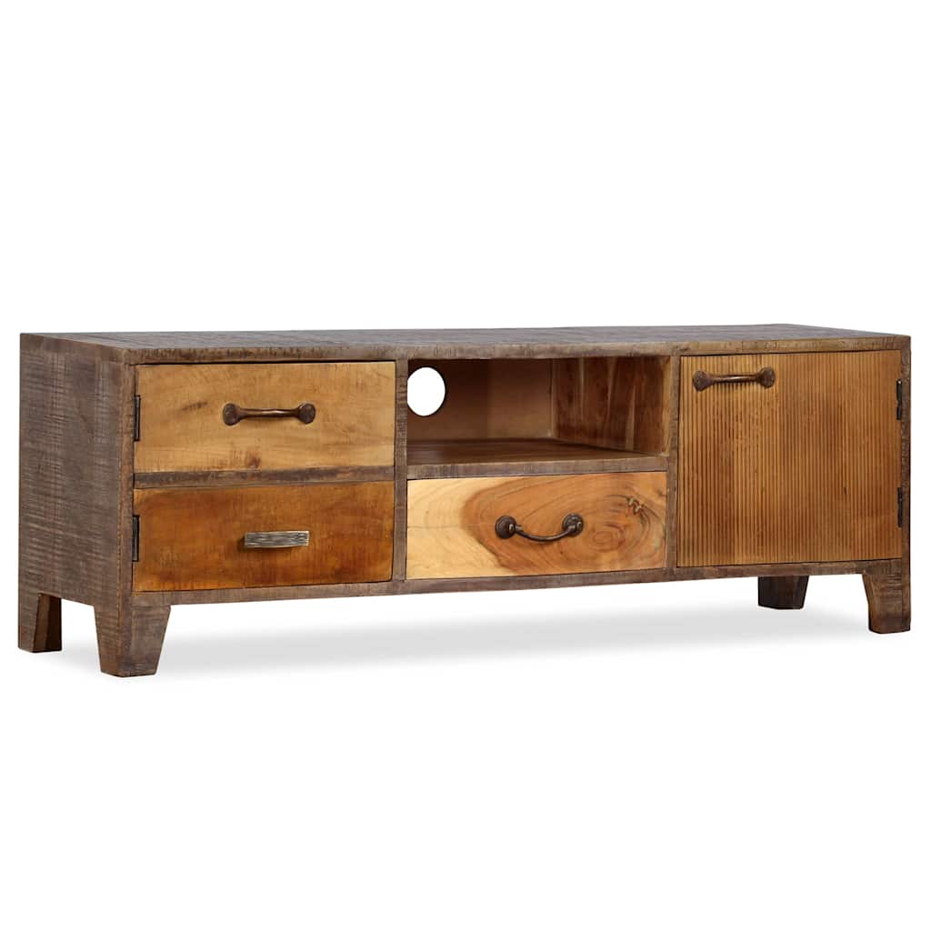 244967 vidaXL TV Cabinet Solid Wood Vintage 118x30x40 cm