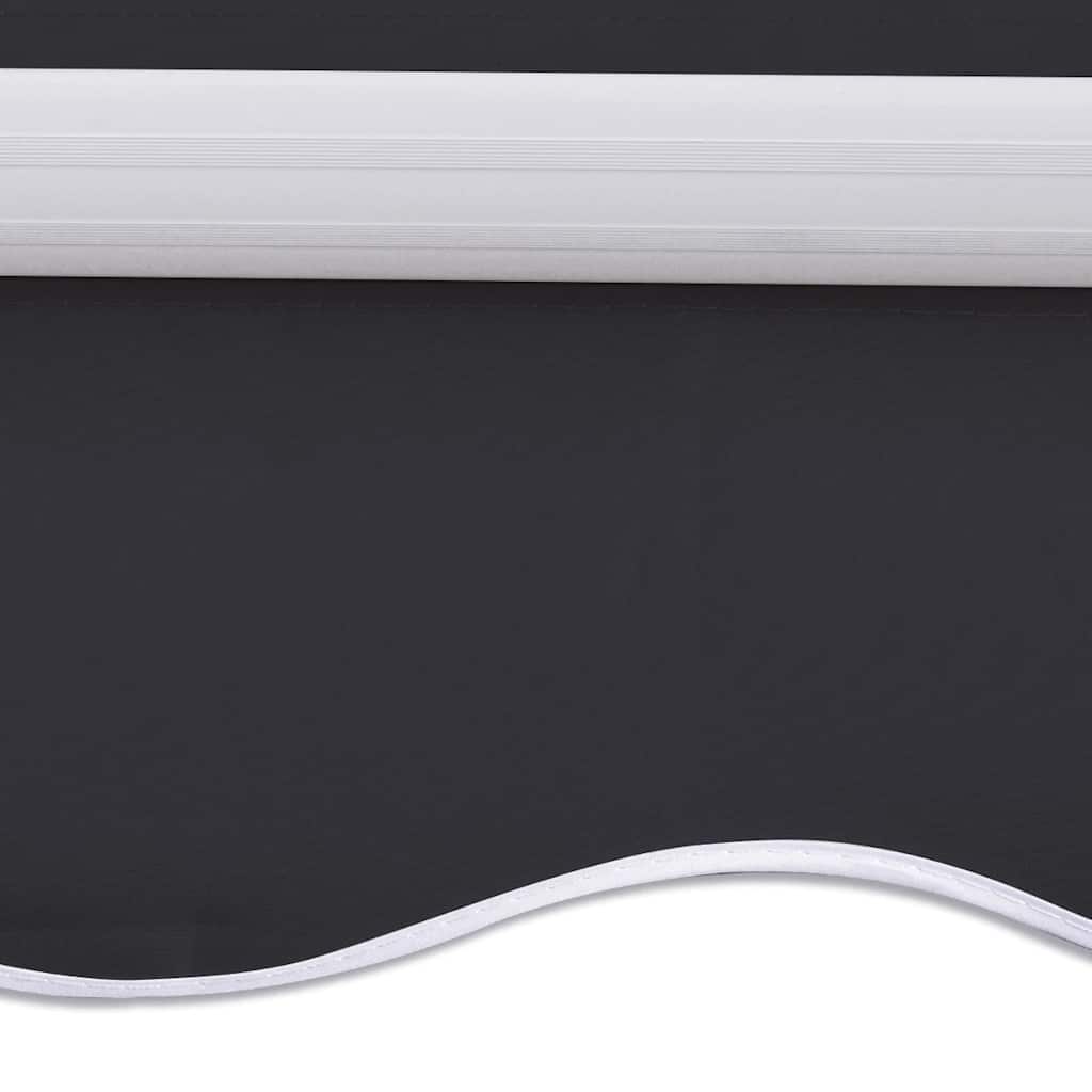 Manual Awning 3 x 2.5 m Anthracite 100% Polyester