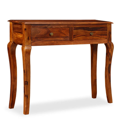 Console Table Solid Acacia Wood 35.4"x12.6"x29.9