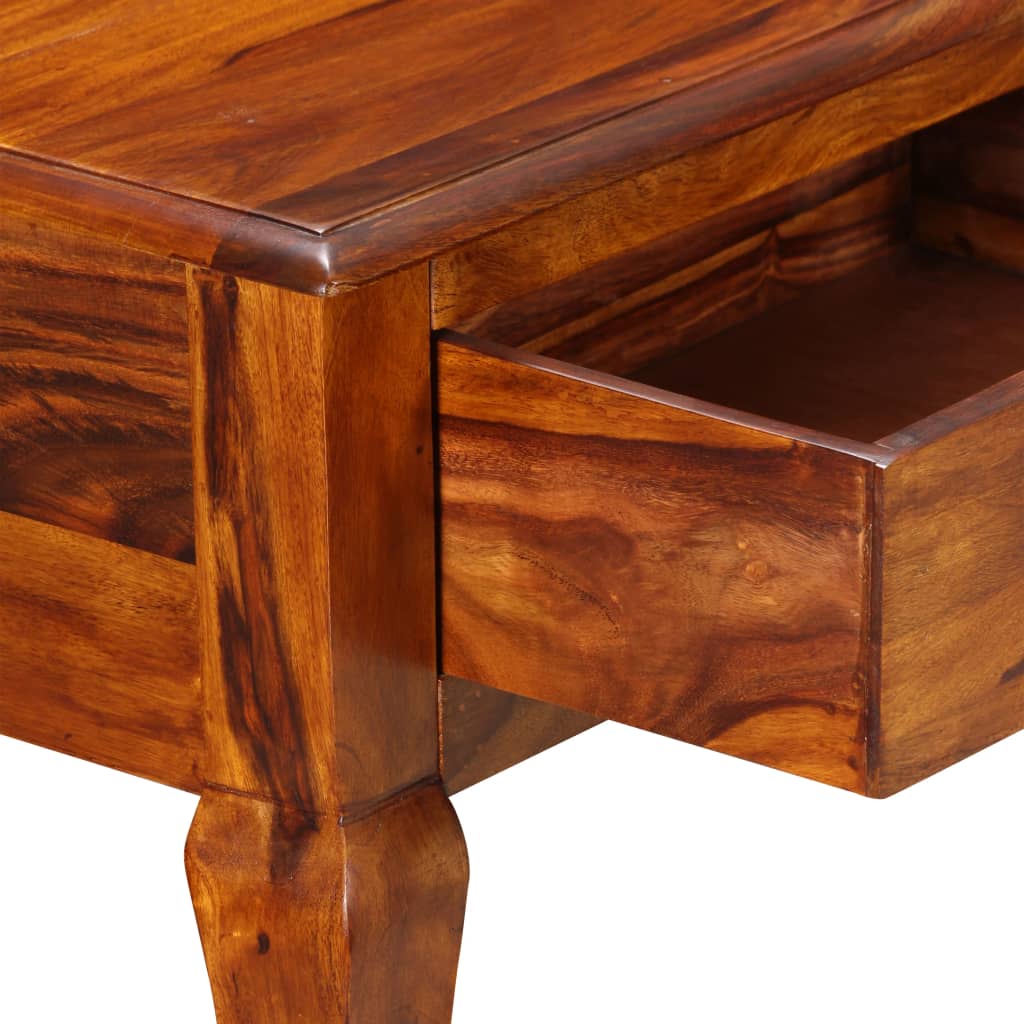 Console Table Solid Acacia Wood 35.4"x12.6"x29.9