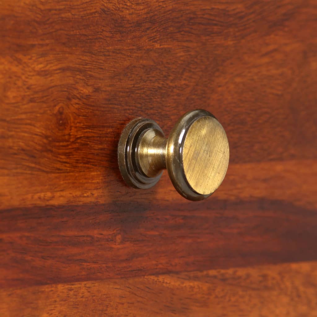Console Table Solid Acacia Wood 35.4"x12.6"x29.9