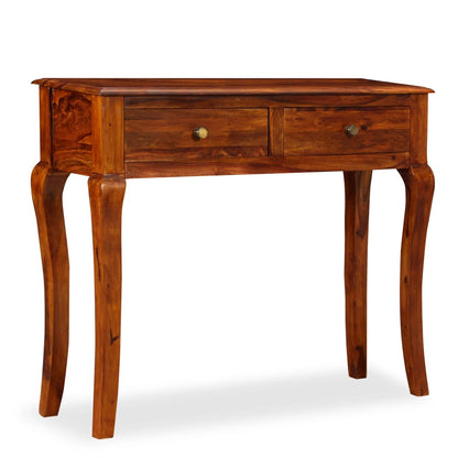 Console Table Solid Acacia Wood 35.4"x12.6"x29.9