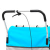 2-in-1 Bike Trailer & Stroller Blue and Grey