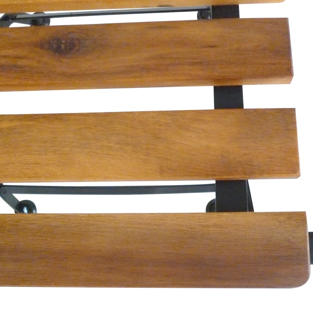 Folding Chair | Set of 2 | Brown and Black