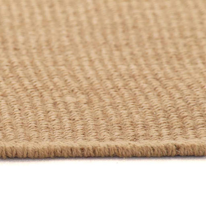 Area Rug Jute with Latex Backing 80x160 cm Natural