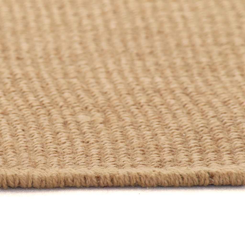 Area Rug Jute with Latex Backing 160x230 cm Natural