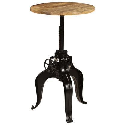 Bar Table Solid Mango Wood 60x(76-110) cm