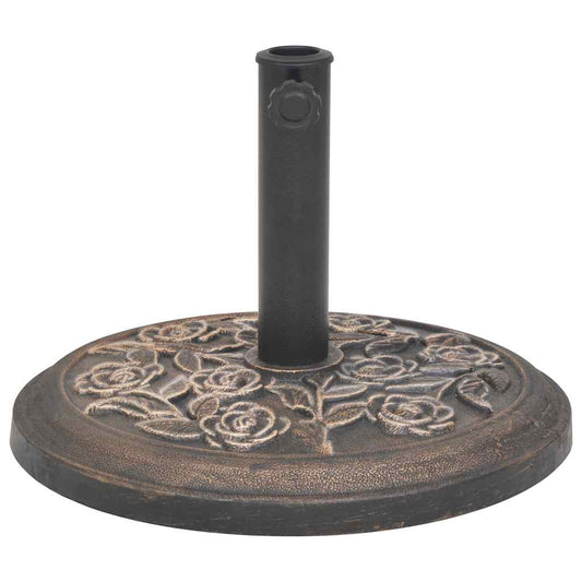 Parasol Base | Bronze | Resin, Steel | Standard | Decorative Inlays