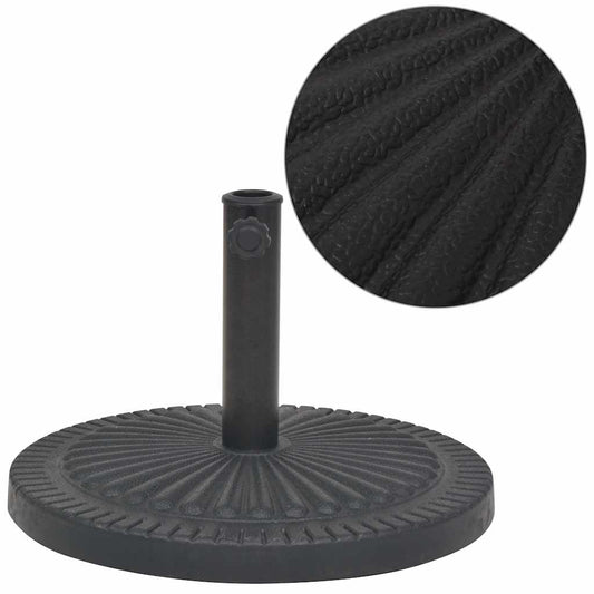 Parasol Base | Black | Resin, Steel | 29 kg | Durable | Parasol Base