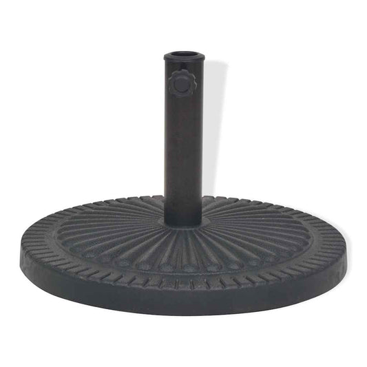 Parasol Base | Black | Resin, Steel | 29 kg | Durable | Parasol Base