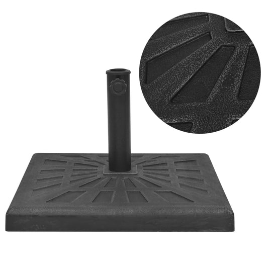 Parasol Base | Black | Resin, Steel | Medium | Heavy Weight Endurance