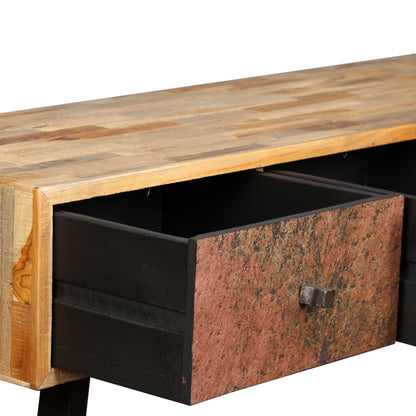 Console Table Solid Reclaimed Teak 120x30x76 cm