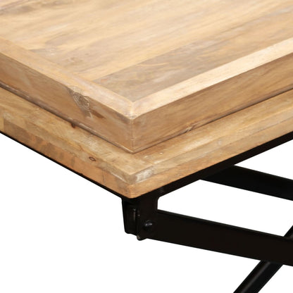 Console Table Solid Mango Wood 130x40x80 cm