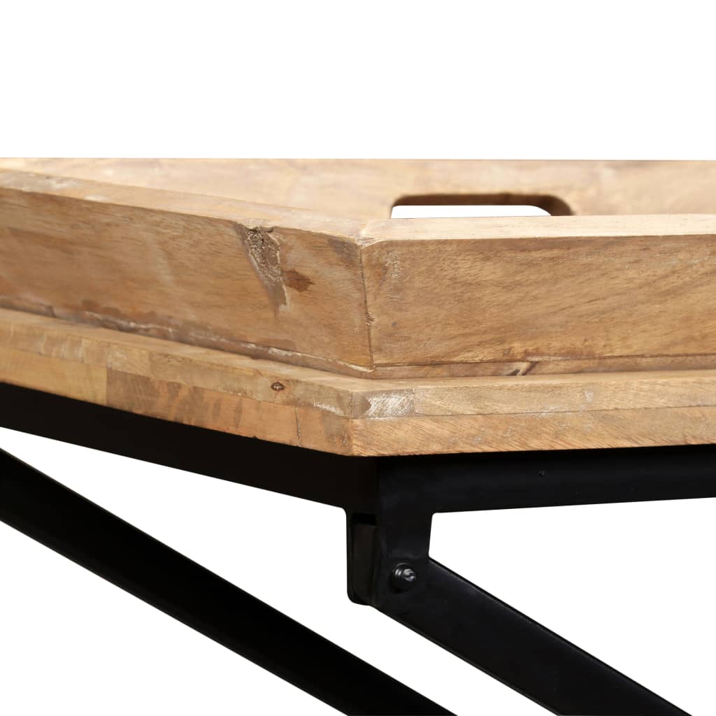 Console Table Solid Mango Wood 130x40x80 cm