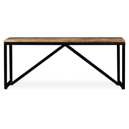 Bench Solid Mango Wood 110x35x45 cm