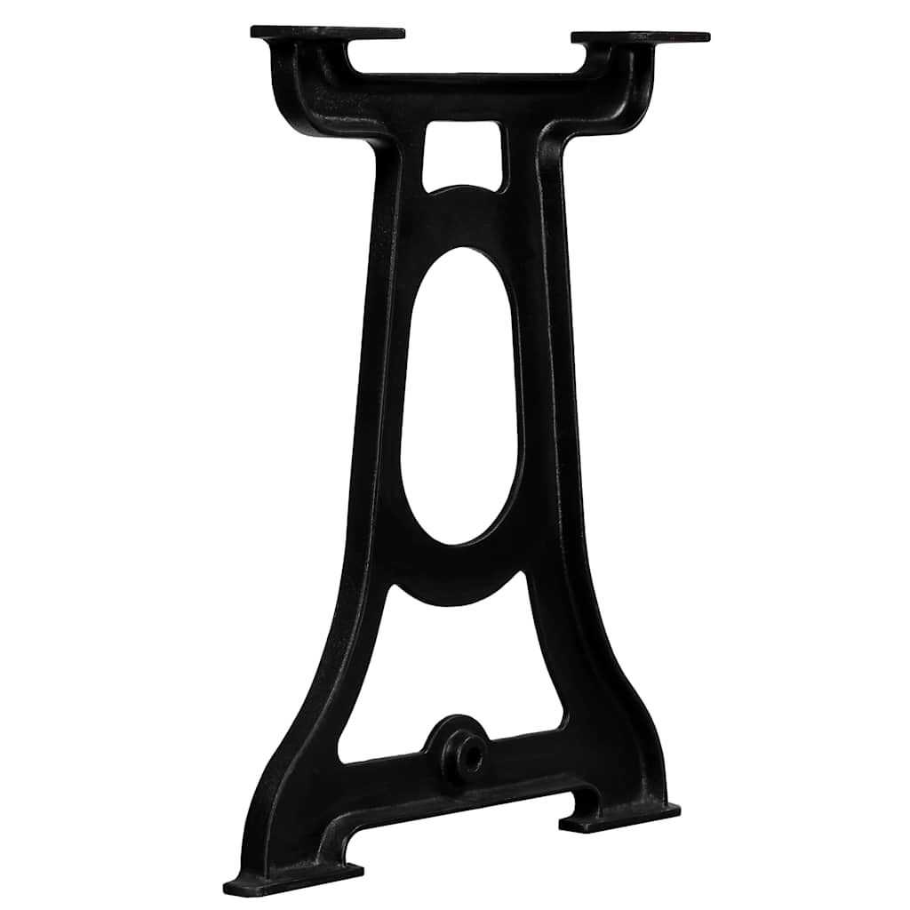 Dining Table Leg | Set of 2 | Black | Cast iron | Standard | Durable