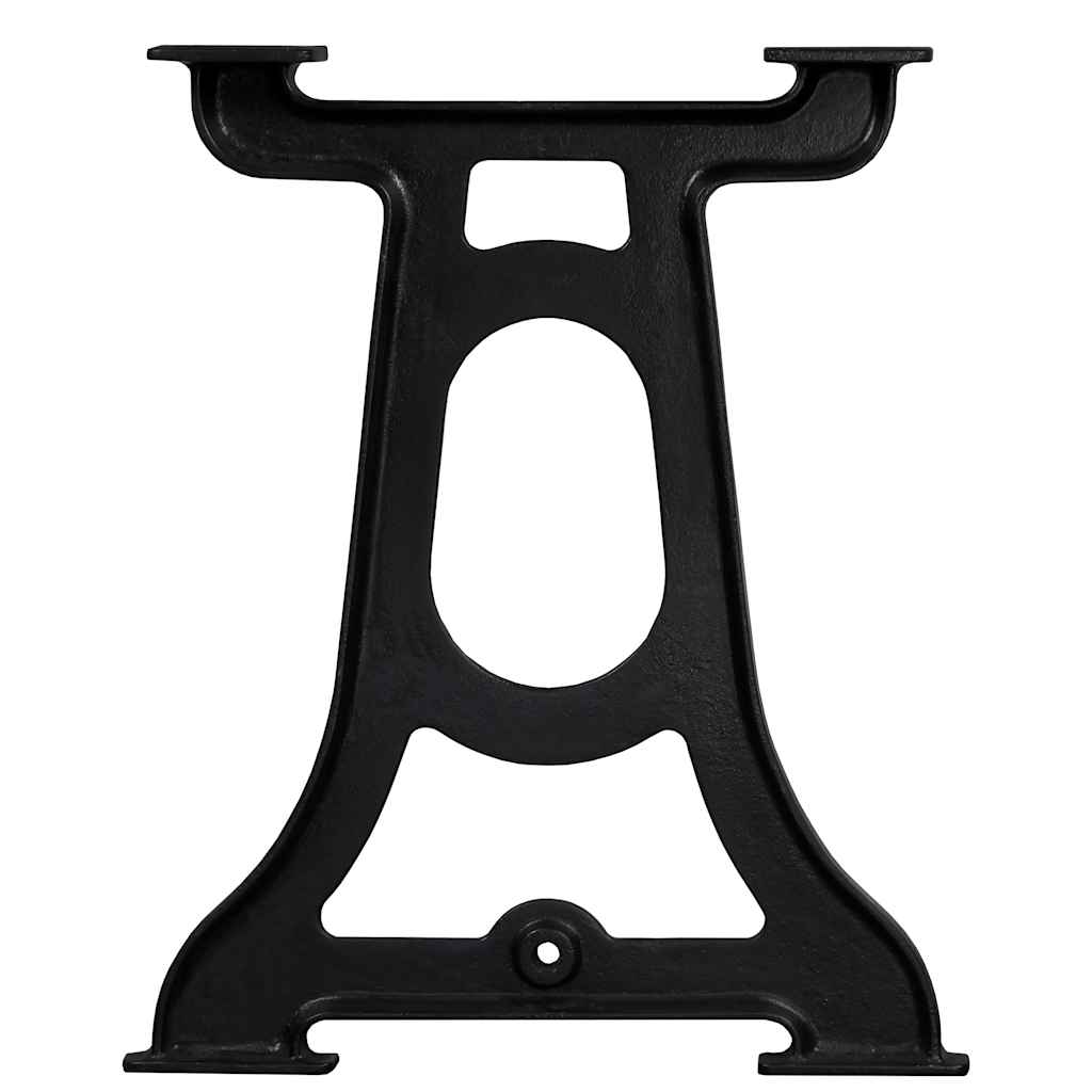 Dining Table Leg | Set of 2 | Black | Cast iron | Standard | Durable