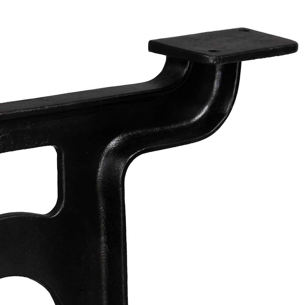 Dining Table Leg | Set of 2 | Black | Cast iron | Standard | Durable
