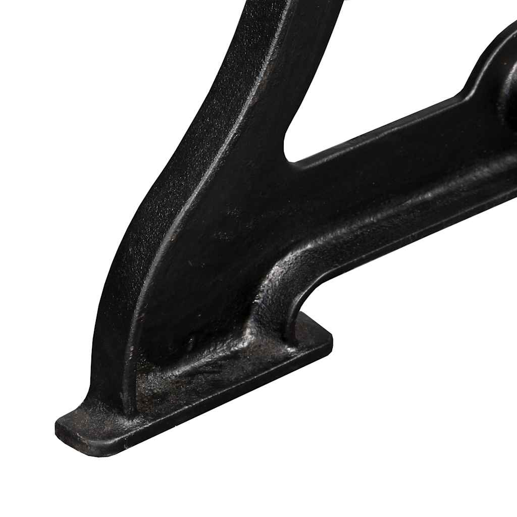 Dining Table Leg | Set of 2 | Black | Cast iron | Standard | Durable