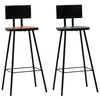 Bar Set 3 Piece Solid Reclaimed Wood Multicolor
