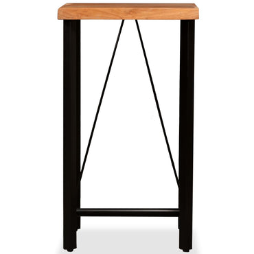 Bar Table Solid Acacia Wood 60x60x107 cm