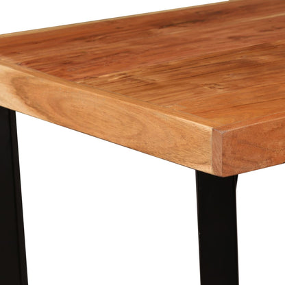 Bar Table Solid Acacia Wood 60x60x107 cm