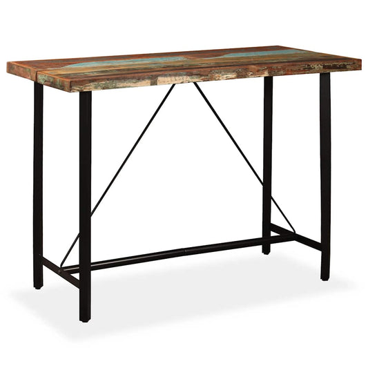 Bar Table | Multicolour | Solid reclaimed wood | Medium | Industrial
