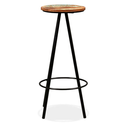 Bar Stools 4 pcs Solid Reclaimed Wood