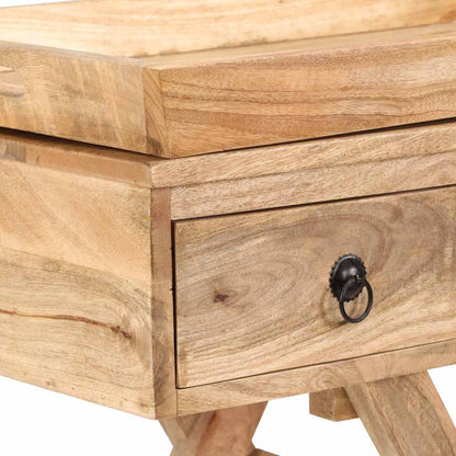 244952 vidaXL Side Table Solid Mango Wood 65x40x76 cm