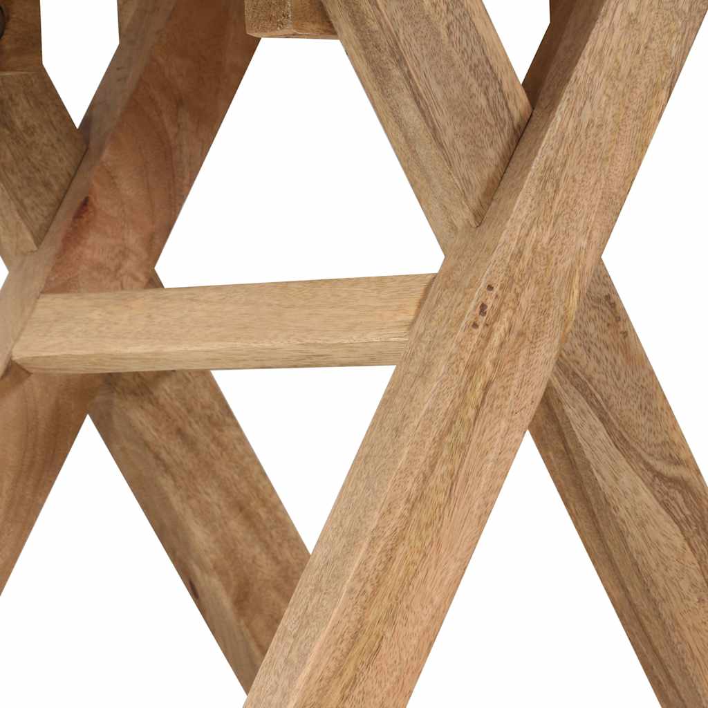244952 vidaXL Side Table Solid Mango Wood 65x40x76 cm