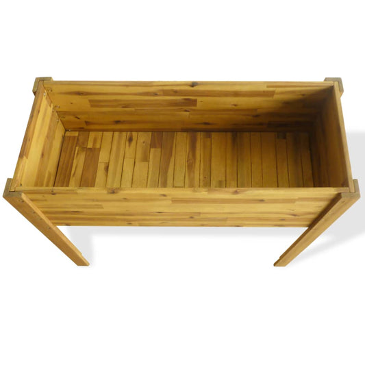 Garden Raised Bed | Natural | Solid acacia wood | Medium | Durable