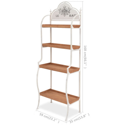 Freestanding Shelving Unit 23.2"x13.8"x66.1