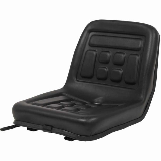 142317 vidaXL Universal Tractor Seat Black