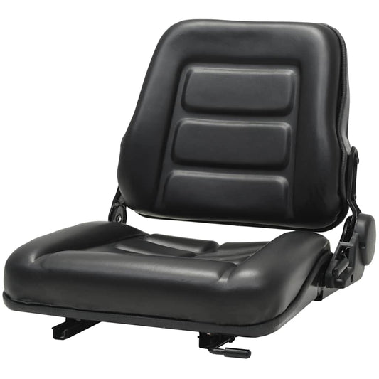 Tractor Seat | Black | PVC and Steel | Medium | Forklift Seat