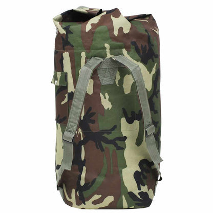 Army-Style Duffel Bag 85 L Camouflage