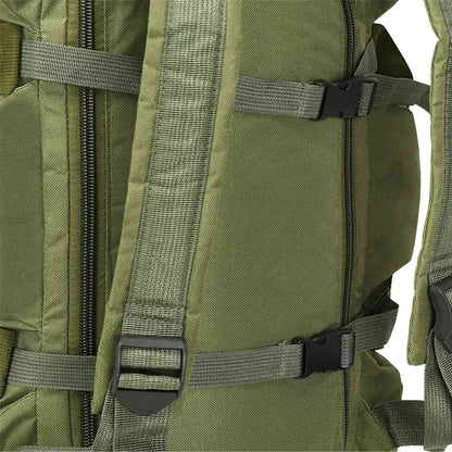 3-in-1 Army-Style Duffel Bag 45 L Olive Green