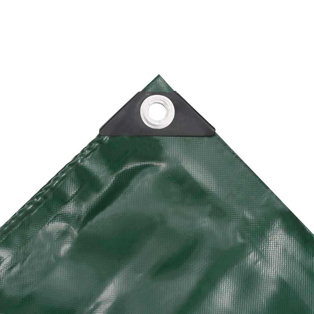 Tarpaulins Green 3 x 3 m Canvas with PVC Coating
