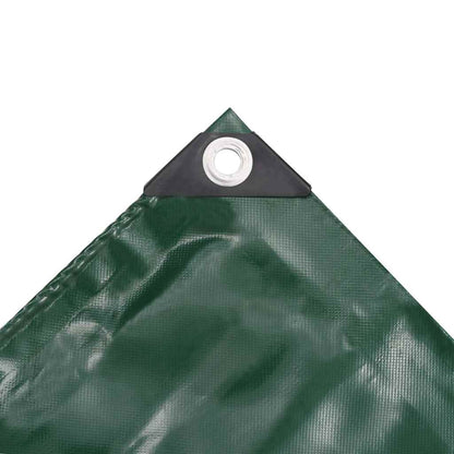 Tarpaulins Green 4 x 5 m Canvas with PVC Coating