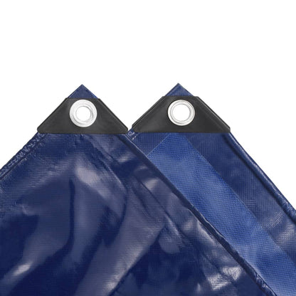 Tarpaulins Blue 3 x 3 m Canvas with PVC Coating