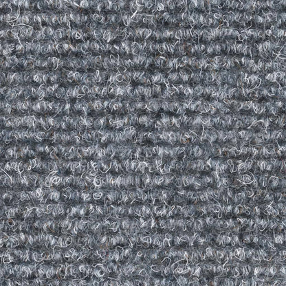 Stair Mats Self-adhesive 15 pcs 65x21x4 cm Light Grey Half Round Large