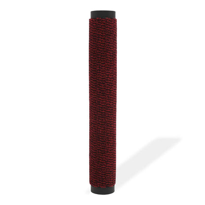 Dust Control Mat Rectangular Tufted 60x90 cm Red