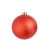 100 Piece Christmas Ball Set 3/4/6 cm Red