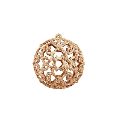 245716 vidaXL 100 Piece Christmas Ball Set 3/4/6 cm Rose/Gold