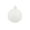 100 Piece Christmas Ball Set 3/4/6 cm White/Grey