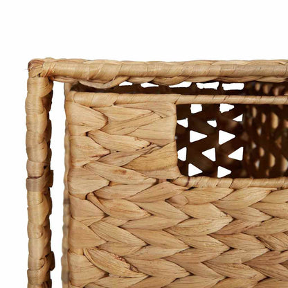 Storage Unit | Brown | Water hyacinth, Metal | 47x37x100 cm