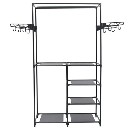 Clothes Rack Black Powder-coated steel, Non-woven fabric Medium
